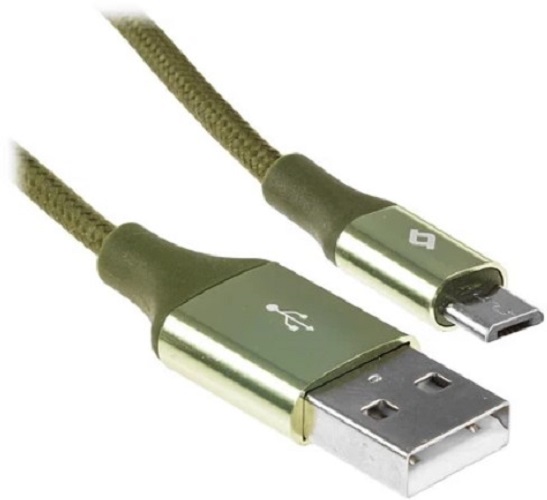 

Кабель интерфейсный TTEC 2DK11HY AlumiCable Micro USB Charge/Data. Длина: 120см. Цвет: хаки зеленый, 2DK11HY