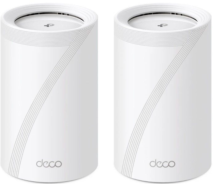 

Роутер TP-LINK DECO BE65(2-PACK) трехдиапазонный домашняя Mesh-система Wi-Fi 7 (комплект 2шт), DECO BE65(2-PACK)
