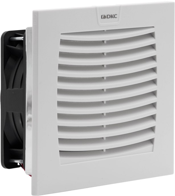 

Вентилятор с фильтром DKC R5MCV15012 ЭМС 120 м3/ч, 12В DC, 152х152 мм, IP54, R5MCV15012