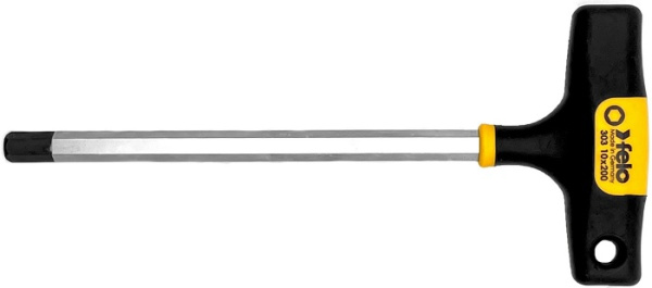 Изображение товара Отвертка Felo 30310760 Т-образная с Hex наконечником из CrMoV Германия