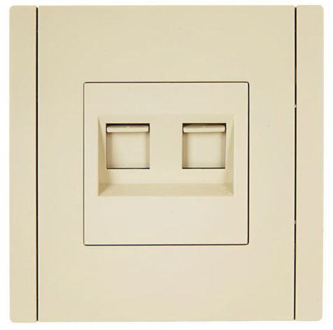 фото Розетка компьютерная двойная IEK FP-K20-2-K10 в Челябинске