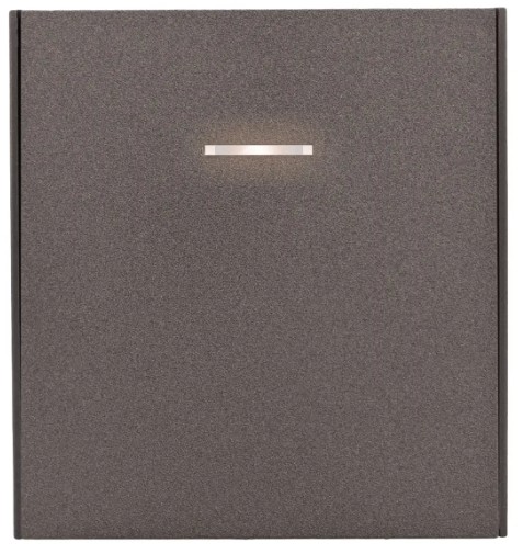 

Переключатель перекрестный KRANZ KR-78-0718-6 STRONG 1 клавишный с подсветкой 10А с/у графит, KR-78-0718-6