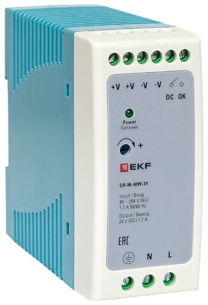 фото Блок питания  EKF DR-M-40W-24 в Красноярске