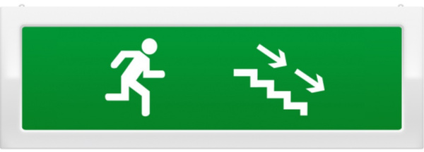 Изображение товара Оповещатель электроприбор КРИСТАЛЛ-12 "Человек лестница вправо вниз"