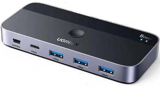 Изображение товара Переключатель UGreen CM691 USB-C Sharing Switch 2 In 4 Out USB 3.2 Gen 2