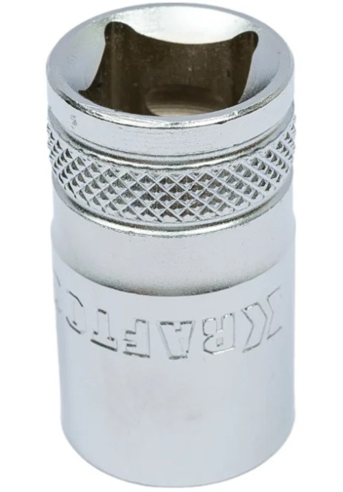 

Головка Kraftool INDUSTRIE QUALITAT 27805-15_z01 Kraftool торцовая, Cr-V, FLANK, хромосатинированная, 1/2", 15мм., INDUSTRIE QUALITAT