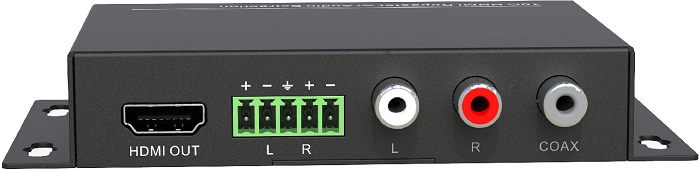 

Деэмбеддер Digis SS-AC1-4K2 аудио из HDMI. RCA стерео / 4K 60Гц 4:4:4 (HDR), HDMI 2.0, HDCP 2.2, LPCM, DD 2 / 5.1, DTS 2 / 5.1. 4К до 15 м. по HDMI, SS-AC1-4K2