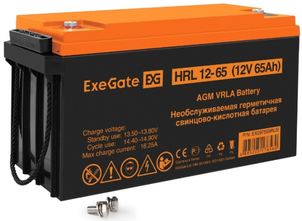 фото Батарея аккумуляторная  Exegate HRL 12-65 в Уфе