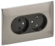 фото Розетка двухместная без заземления  IEK SK-R20-10-K50-F в Санкт-Петербургe