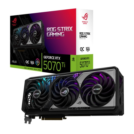 фото Видеокарта ASUS GeForce RTX 5070 TI ROG STRIX GAMING OC (ROG-STRIX-RTX5070TI-O16G-GAMING) в Омске