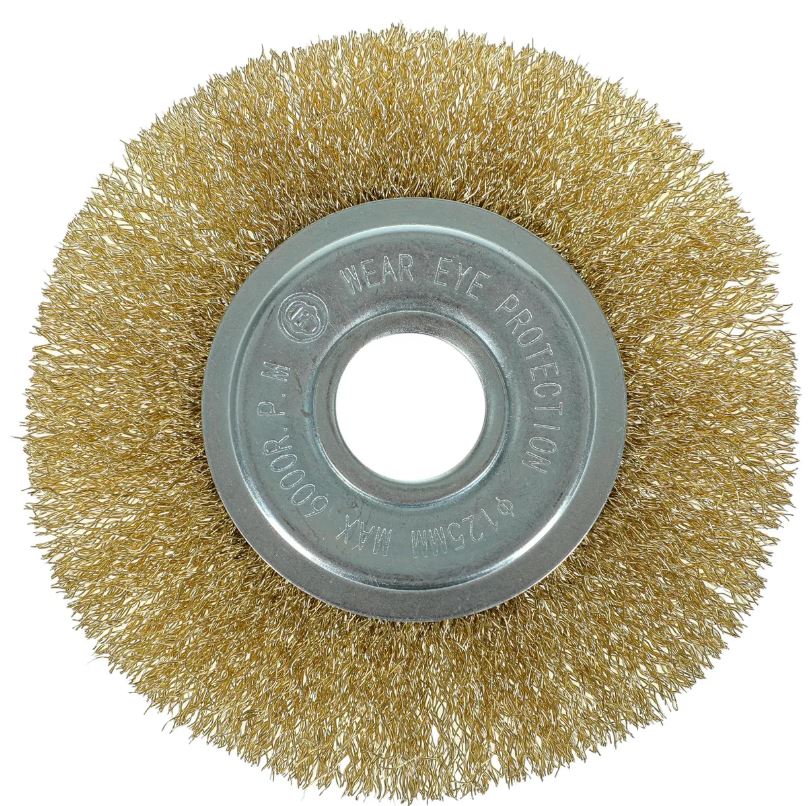 

Щетка Вихрь 73/1/3/45 для УШМ плоская, латунированная, 125 мм, 73/1/3/45