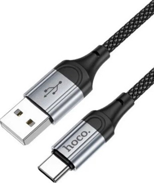 

Кабель интерфейсный USB 2.0 Hoco 6942007608770 AM/Type-C, 3А, X102, 1м, черный, коробка, 6942007608770