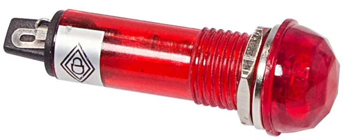 

Индикатор Rexant 36-4730 граненый диам. 10.2 220V красный (RWE-205), 36-4730