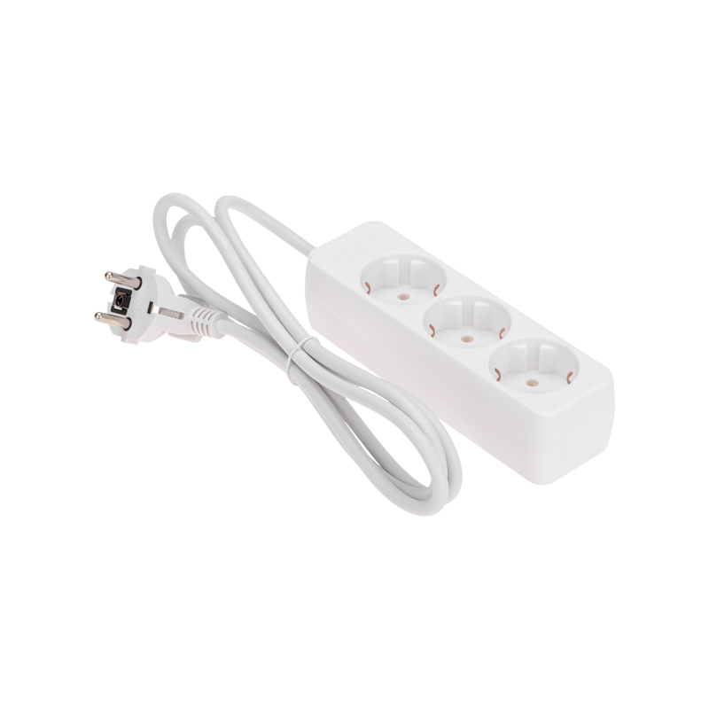 

Удлинитель PROconnect 13-4208 3 гнезда, 1,5м, 3х0,75мм2, с/з, белый, 13-4208