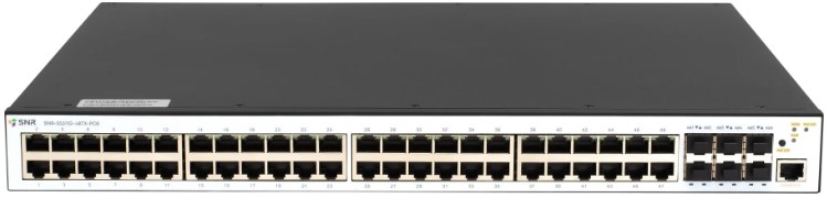 

Коммутатор управляемый SNR SNR-S5311G-48TX-POE PoE уровня 2+, SNR-S5311G-48TX-POE