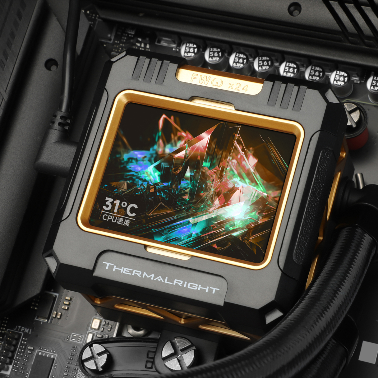 

Система охлаждения жидкостная Thermalright Frozen Warframe 360 ARGB LGA115x/1200/1700/1851/2011/2066/AM5/AM4 (3*120mm, 2000rpm, 70.84CFM, 22.1 dBa, 4-, Frozen Warframe 360 ARGB
