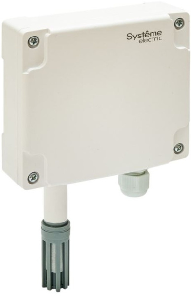 Изображение товара Датчик температуры и влажности Systeme Electric SOHCTP для систем отопления вентиляции и кондициони