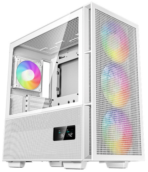 Изображение товара Корпус Deepcool CH560 DIGITAL WH Mid Tower для ATX E-ATX Mini-ITX mATX