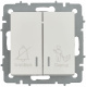 фото Выключатель двухклавишный с подсветкой  IEK BR-V20-2-10-K01 в Ростове-на-Дону