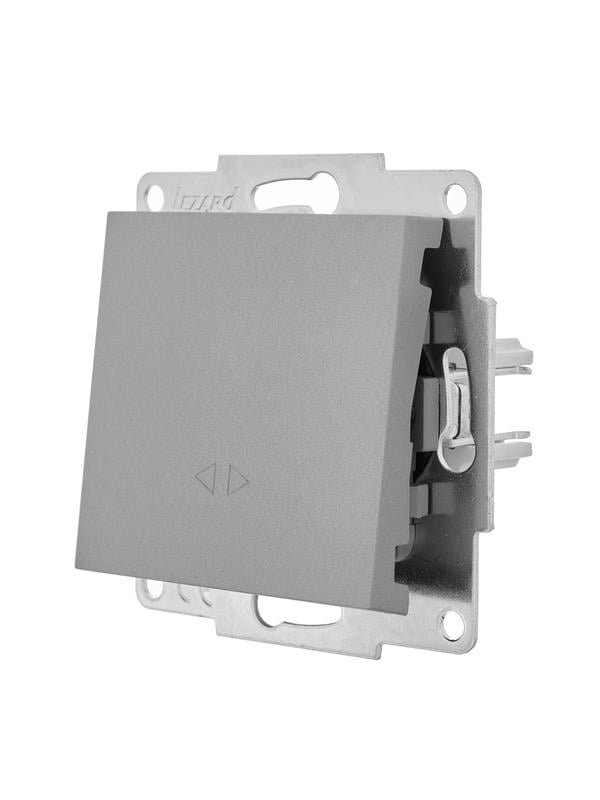 

Выключатель Lezard 742-3588-107 Vesna промежуточный 1-кл. СП механизм платина, 742-3588-107