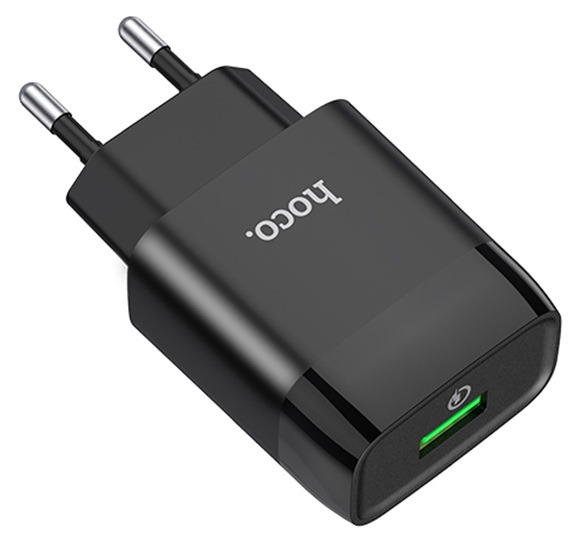 

Зарядное устройство сетевое Hoco C72Q Glorious УТ000024175 с кабелем, Micro-USB, USB, 18W, QC3.0, черное, C72Q Glorious