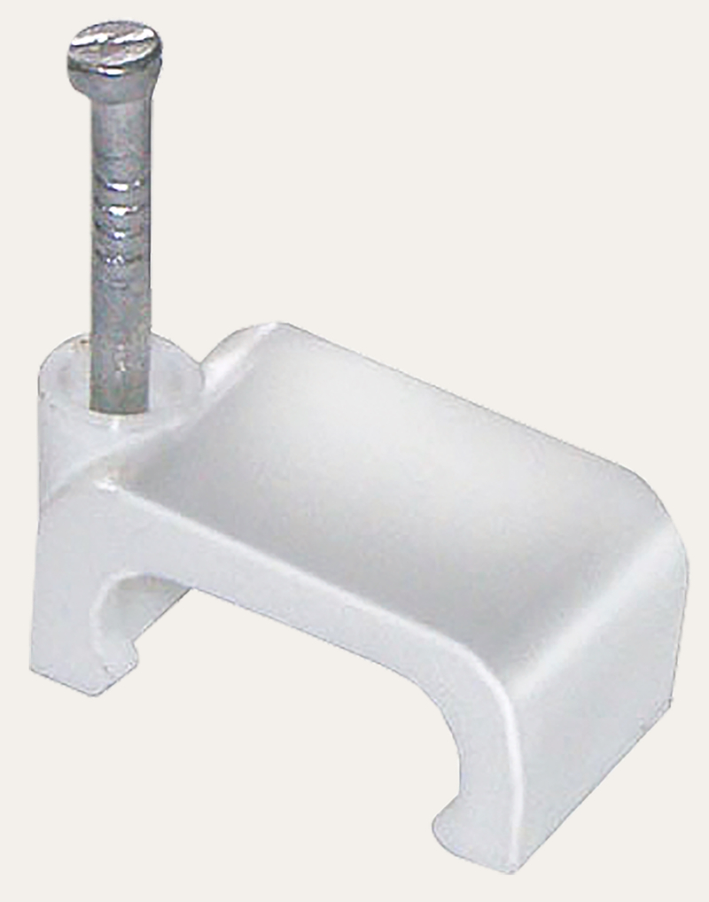 

Скоба IEK USK21-10-020 10мм плоская пластиковая (20шт), USK21-10-020