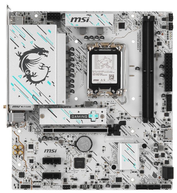 

Материнская плата mATX MSI H810M GAMING WIFI6E (LGA1851, H810, 2*DDR5, PCIe, M.2, 4*USB 3.2, 8*USB 2.0, 4*SATA, DP, HDMI), H810M GAMING WIFI6E