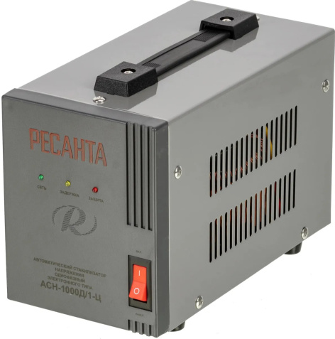 Изображение товара Стабилизатор напряжения Ресанта АСН-1000Д/1-Ц релейный 1 розетка