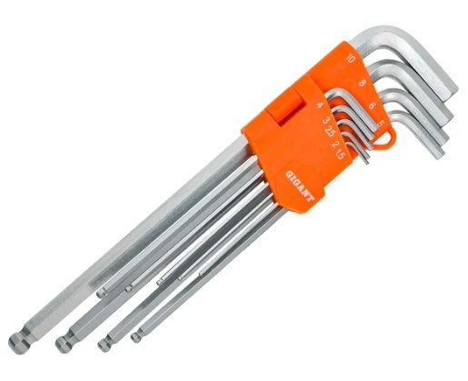 Изображение товара Набор ключей Gigant GLHB 9 для дома и профессионалов