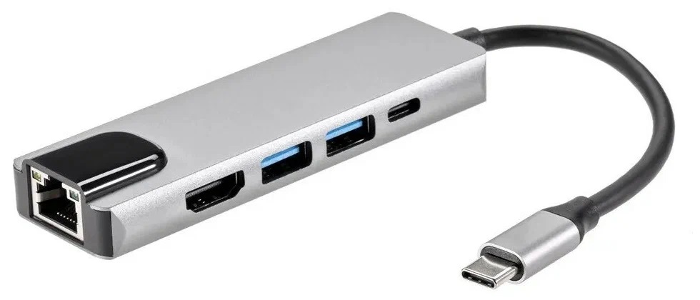

Концентратор iOpen ACU435M USB 3.1 Type-Cm/HDMI A(m) 4K/30Hz, RJ45, 2*USB3.0, PD, ACU435M