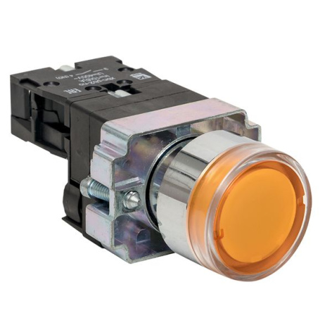 Изображение товара Кнопка EKF xb2-bw51-24 с подсветкой диаметр 22 мм винтовое подключение