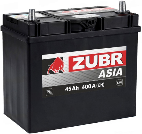 Изображение товара Автомобильный аккумулятор ZUBR ZSA450 45Ач 12В без борта надежный источник энергии