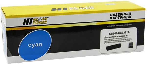 Изображение товара Картридж Hi-Black CB541A CE321A для цветных лазерных принтеров HP