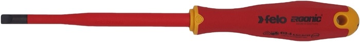 

Отвертка диэлектрическая Felo 41396590 SL 6,5х1,2 E-Slim Ergonic, 41396590