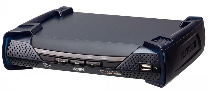 

Удлинитель Aten KE6940AR-AX-G приемник, KVM USB 2xDVI-I+AUDIO+RS232, 100м. UTP/10км. SM точка-точка/неогранич. в пределах LAN, 1xUTP/2xОптич.волокна S, KE6940AR-AX-G