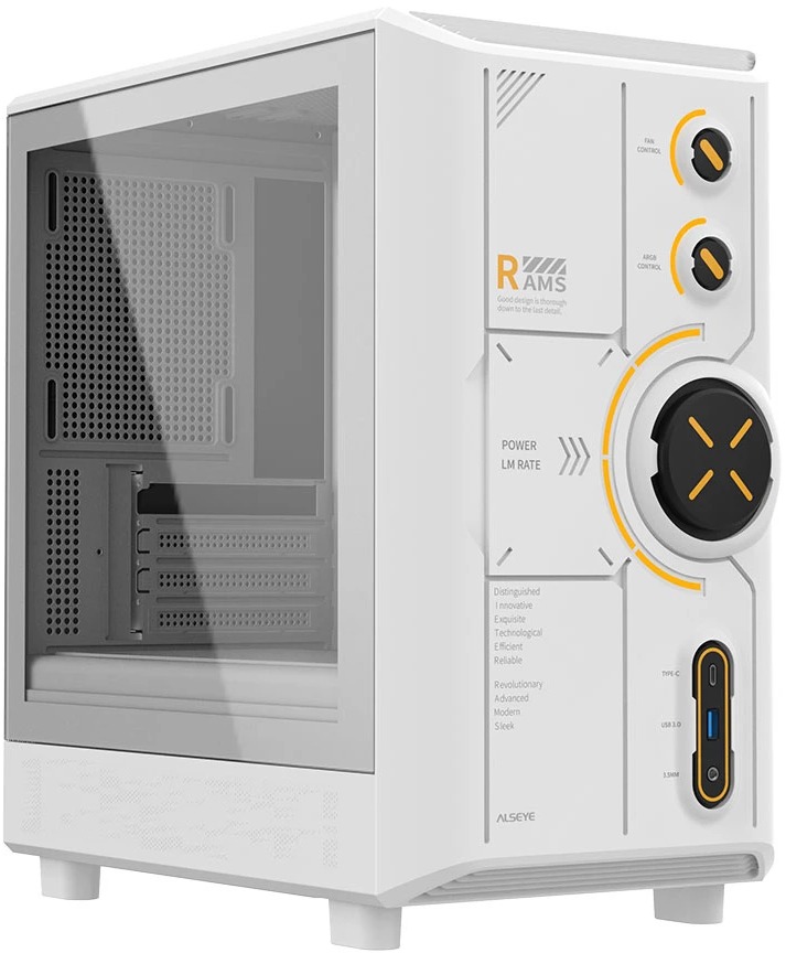 

Корпус mATX ALSEYE RAMS 2.0 240-W AS.07.0214 без БП, USB 3.2, USB Type-C, RAMS 2.0 240-W