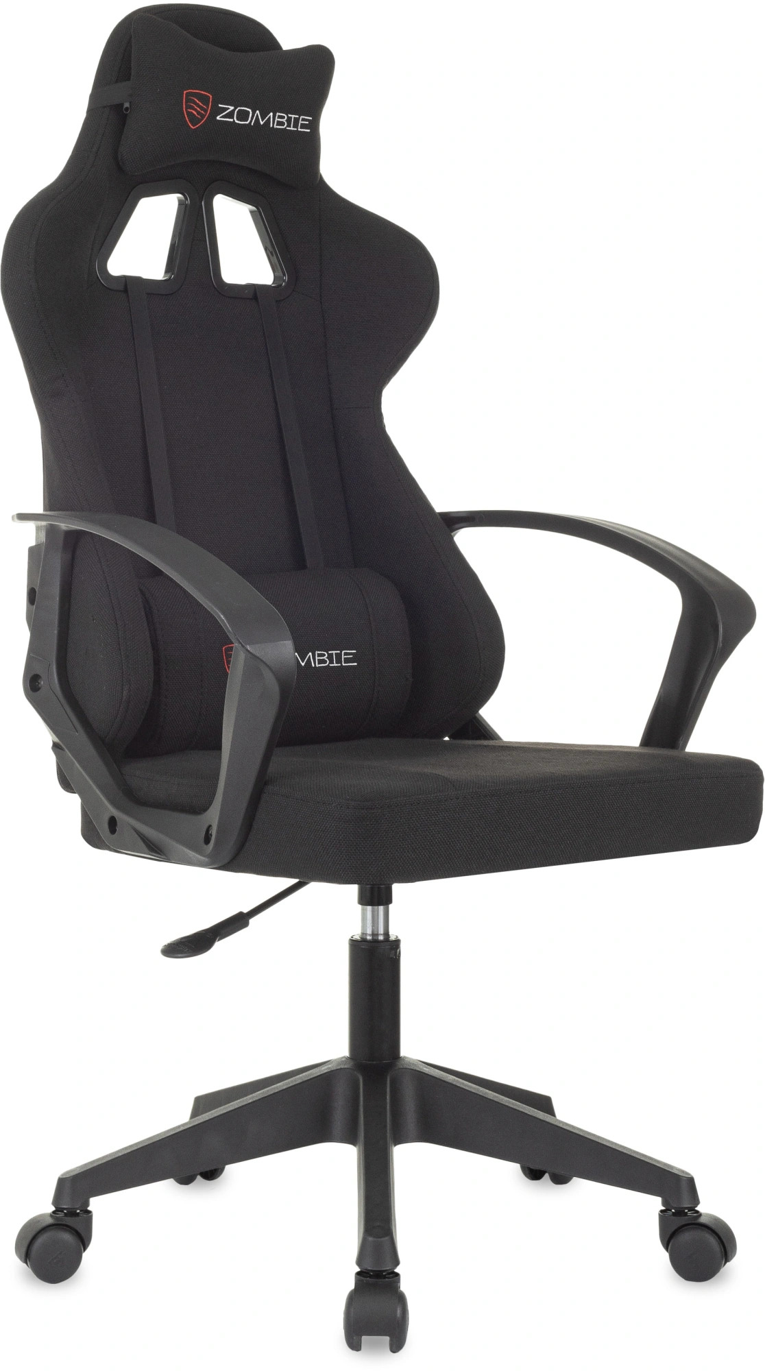 

Кресло игровое Бюрократ Zombie Carry игровое черный крестов. пластик, Zombie Carry