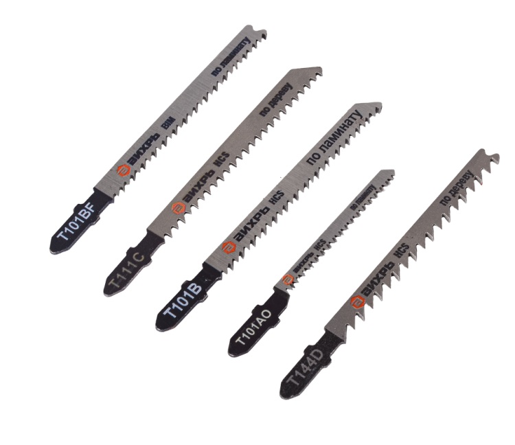 

Набор Вихрь 73/10/5/16 пилок для лобзика по дереву 5шт, 73/10/5/16