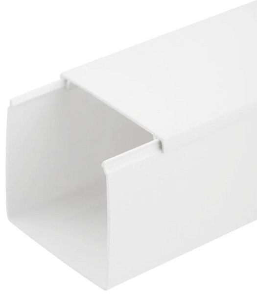 

Кабель-канал Rexant 28-6060-2 60х60мм, белый (12 м/уп), 28-6060-2
