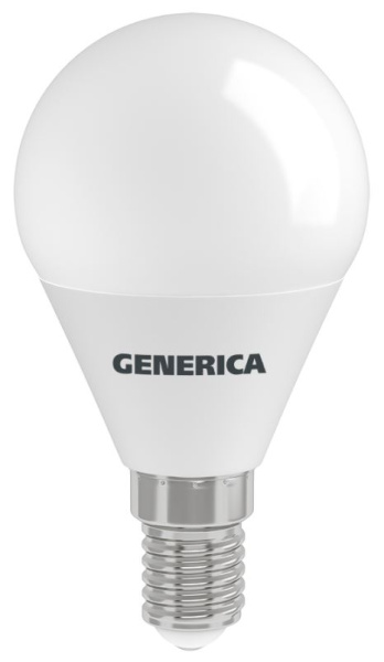 Изображение товара Лампа светодиодная GENERICA LL-G45-12-230-65-E14-G