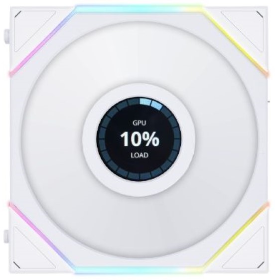 

Вентилятор для корпуса Lian Li UNI FAN TL LCD G99.12TLLCD1W.00 124x120х28 мм, 350 -1900rpm, 62 CFM, 27dBa, 4-pin PWM, UNI FAN TL LCD