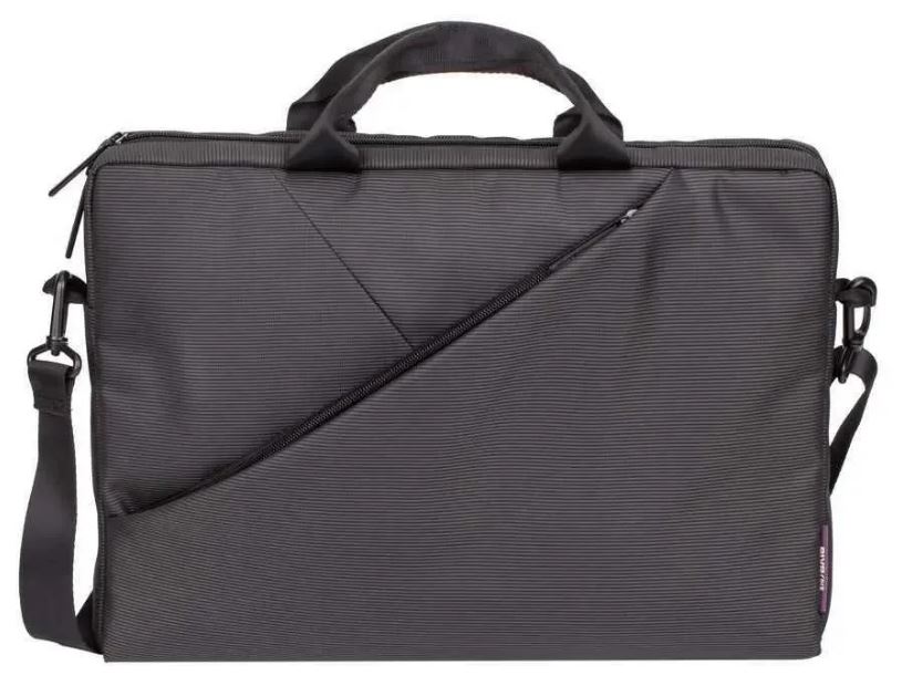 

Сумка для ноутбука Riva 8730 RIVA 322107 15.6" серая, 8730
