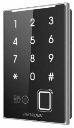 Изображение товара Считыватель HIKVISION DS-K1109EKFB с Bluetooth и отпечатками пальцев