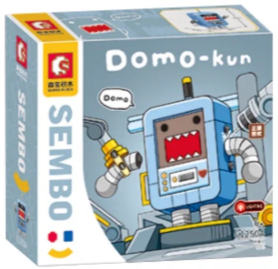 

Конструктор Sembo Block 612504_Sembo "Domo-Kun- робот", 110 деталей, 612504_Sembo