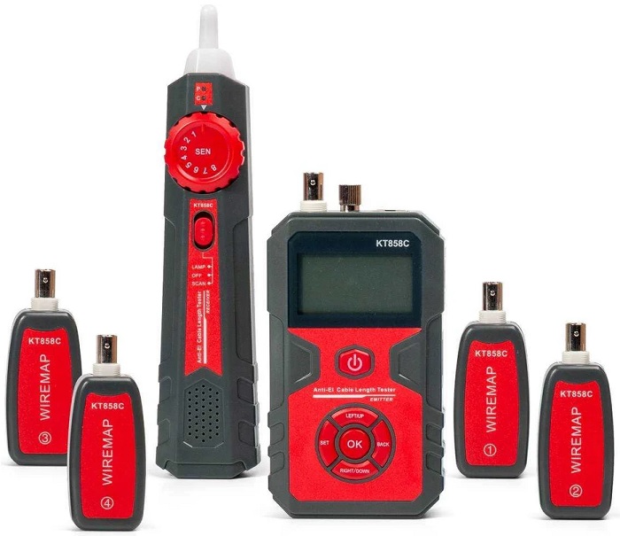 

Тестер локальной сети КВТ 86210 кабельный с PoE КТ 858C серия PROLINE, 86210