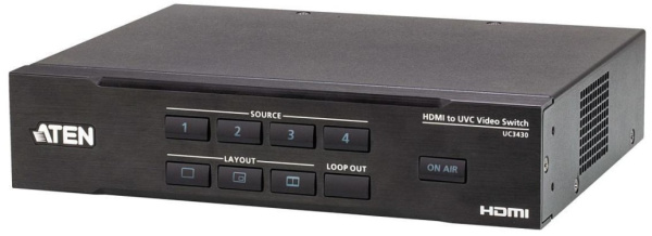 Изображение товара Видеокоммутатор Aten UC3430-AT-G 4K HDMI USB-C для профессиональной трансляции