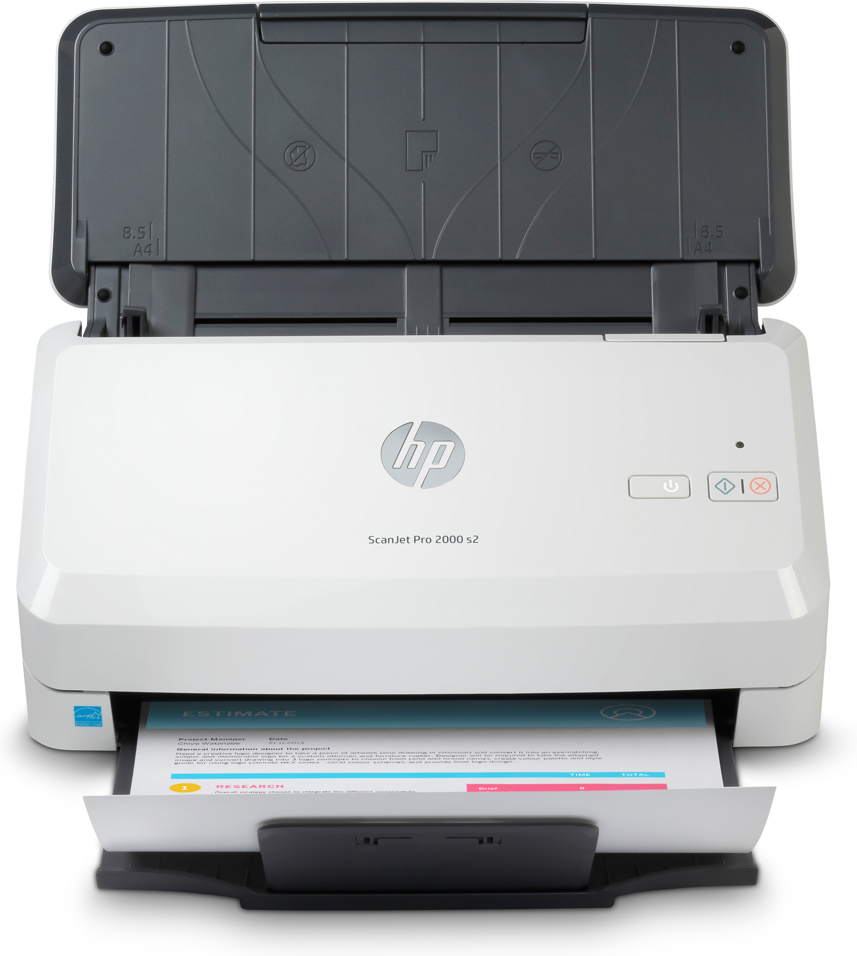

Сканер HP ScanJet Pro 2000 s2 6FW06A А4, ADF, дуплекс, 35стр/мин, 600dpi, 24bit, USB, ScanJet Pro 2000 s2