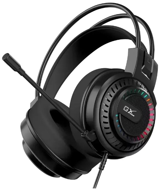 

Гарнитура Genius HS-GX570U 31710035400 игровая, Black, HS-GX570U