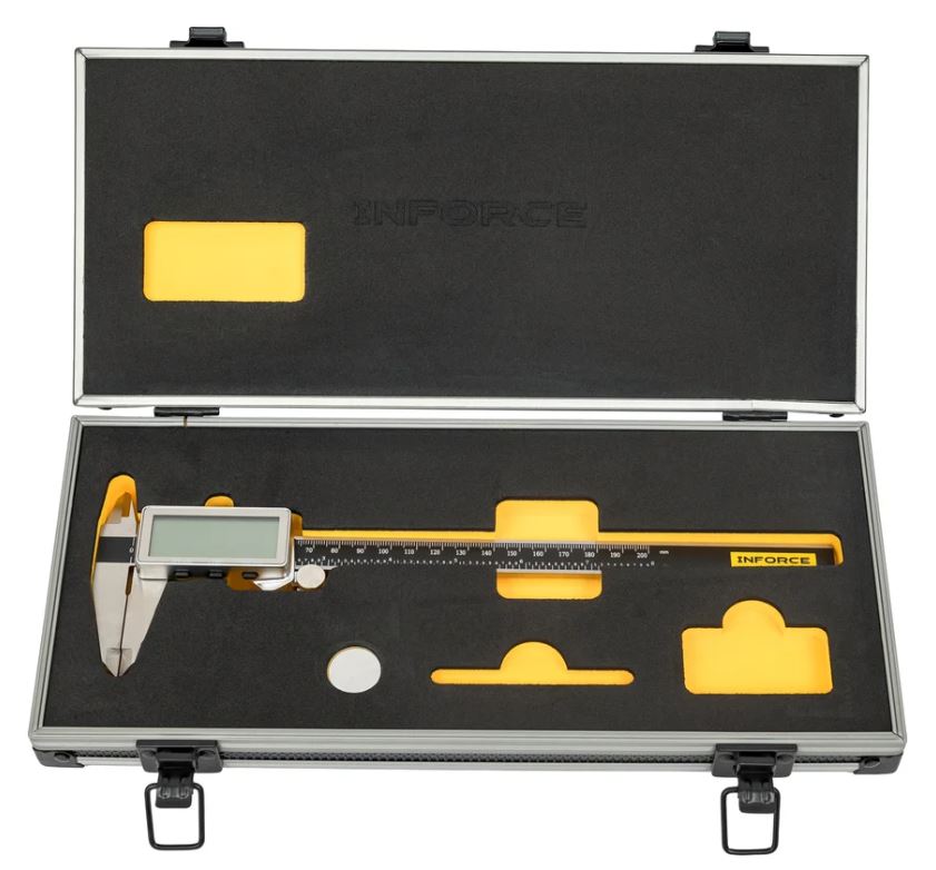 

Штангенциркуль Inforce 06-11-40 цифровой 0-200мм/0-8"*0.01мм/0.0005", 06-11-40