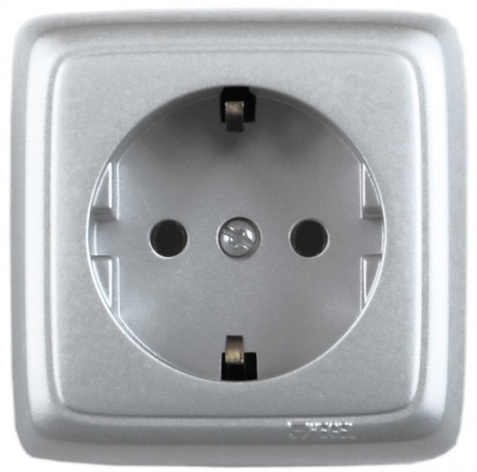 Изображение товара Розетка с заземлением HEGEL РА16-114-06 надежное электромонтажное решение